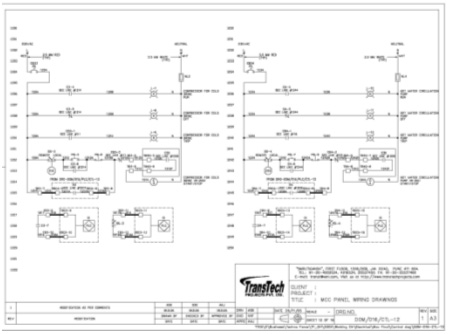 TransTech Projects piping single line diagram 